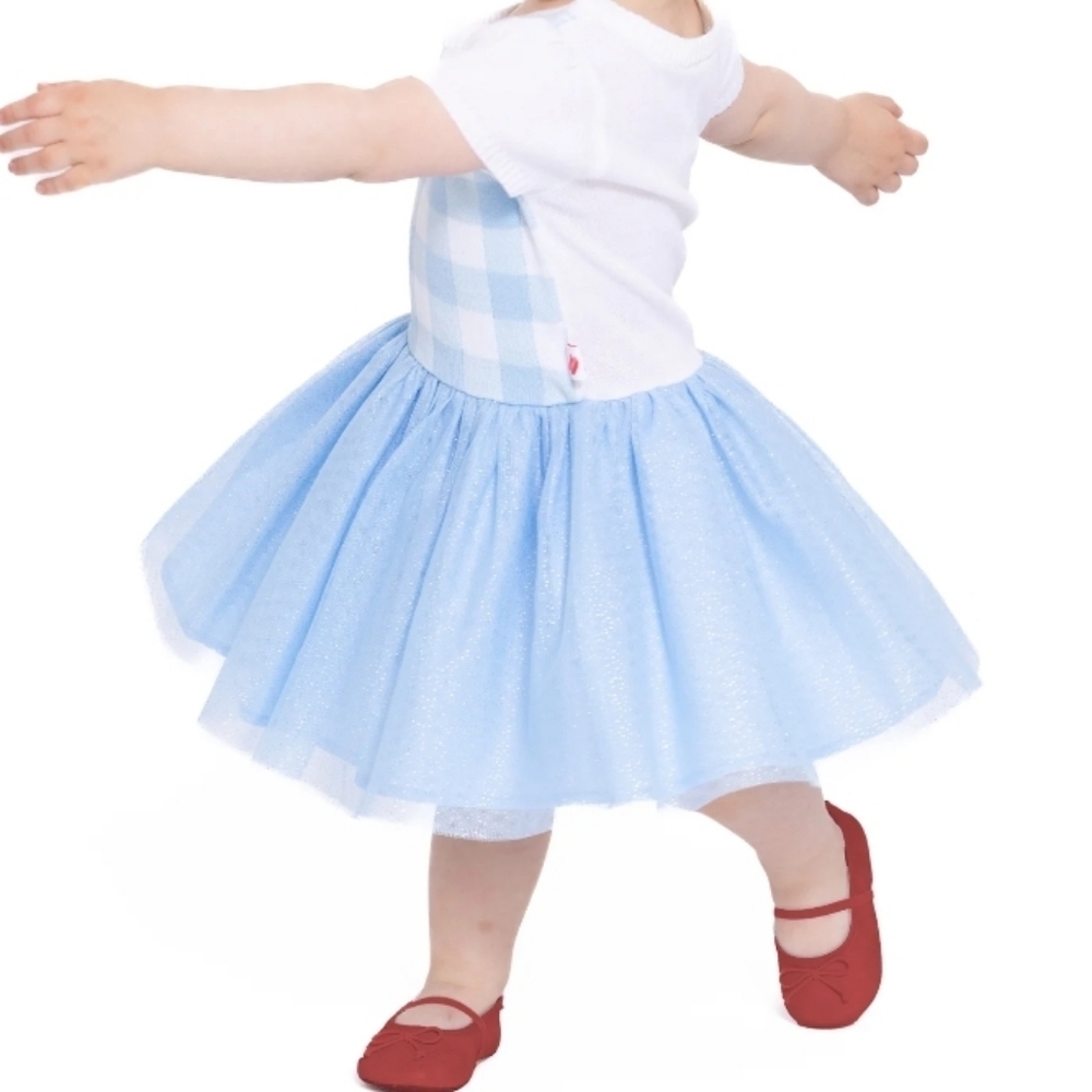 The Wizard of Oz Toddler Girl Dorothy Cosplay Sweater Dress - Picture 4 of 4